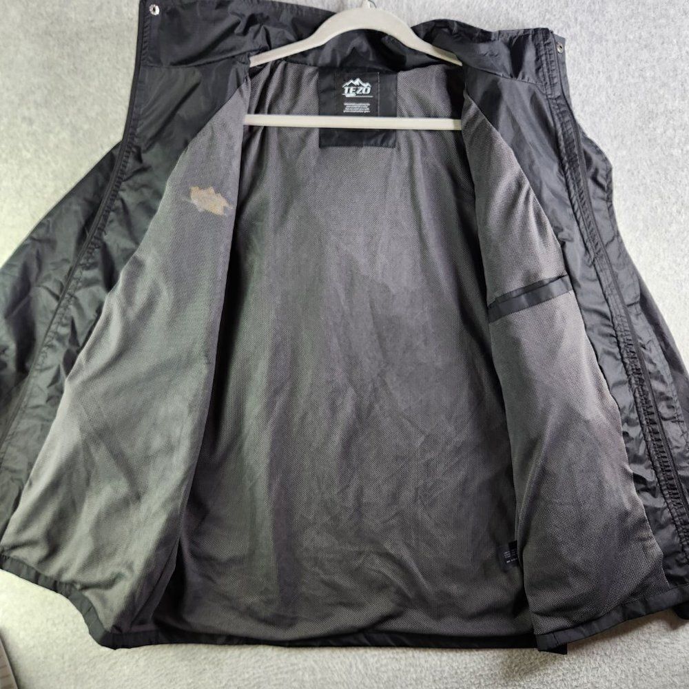 Tezo Ski Jacket Mens M Black Focus On Waterproof Windproof Durable Breathable - Picture 6 of 16
